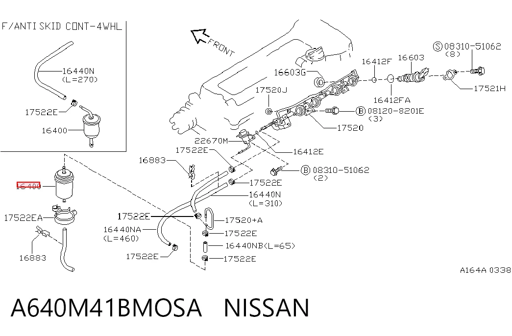 A640M41BMOSA Nissan/Infiniti