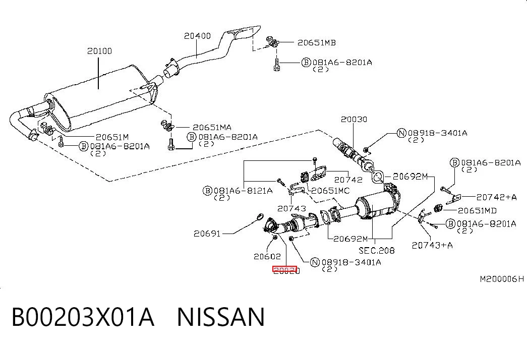 B00203X01A Nissan/Infiniti
