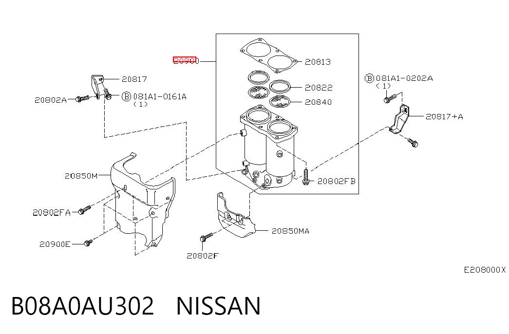 B08A0AU302 Nissan/Infiniti