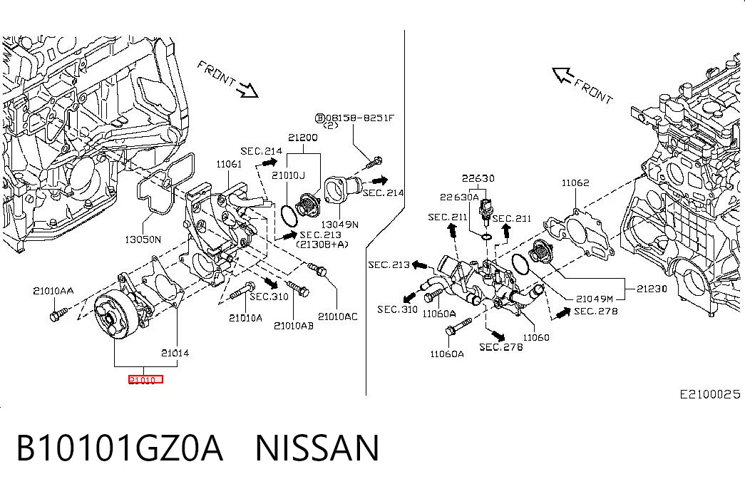 B10101GZ0A Nissan/Infiniti