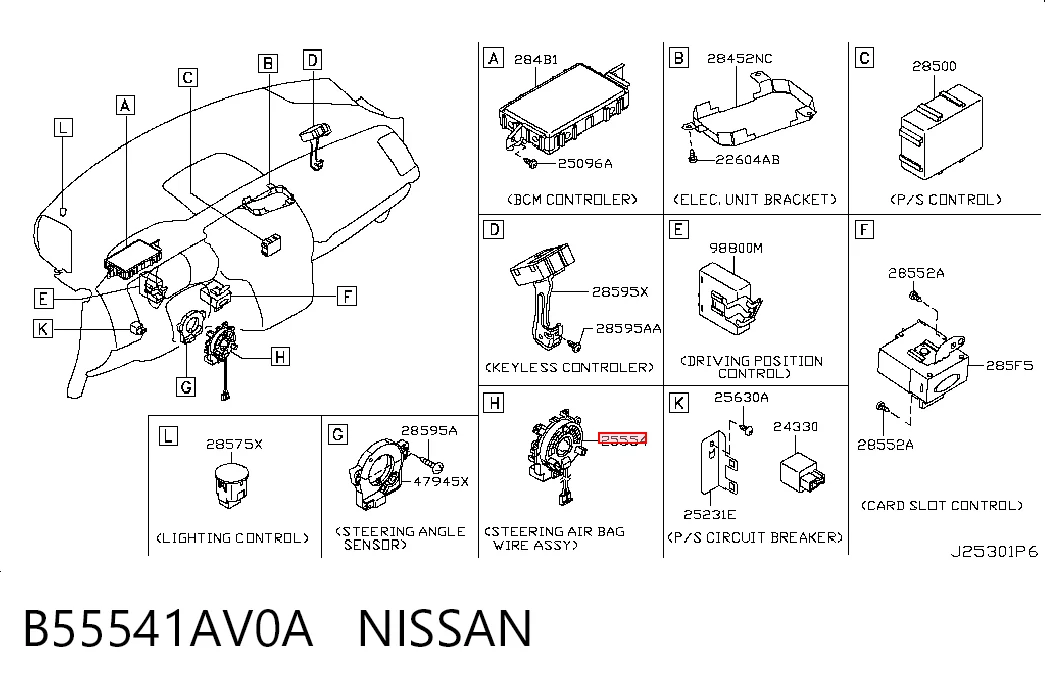 Anillo AIRBAG 30959202 AND
