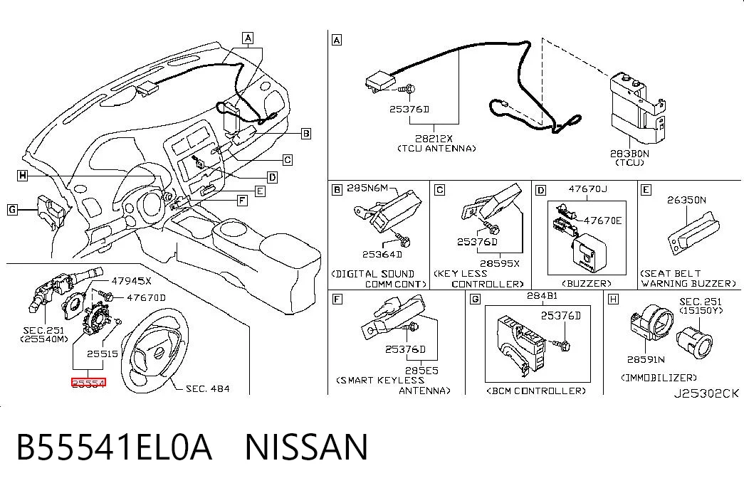 30959202 AND Anillo de AIRBAG 