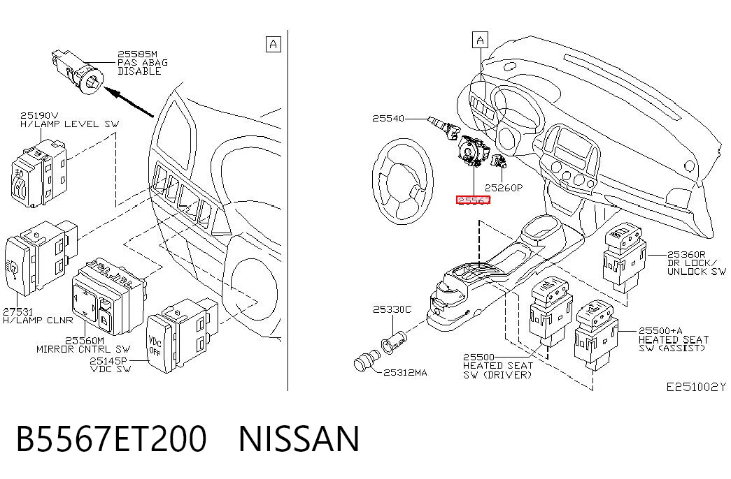 B5567ET200 Nissan/Infiniti