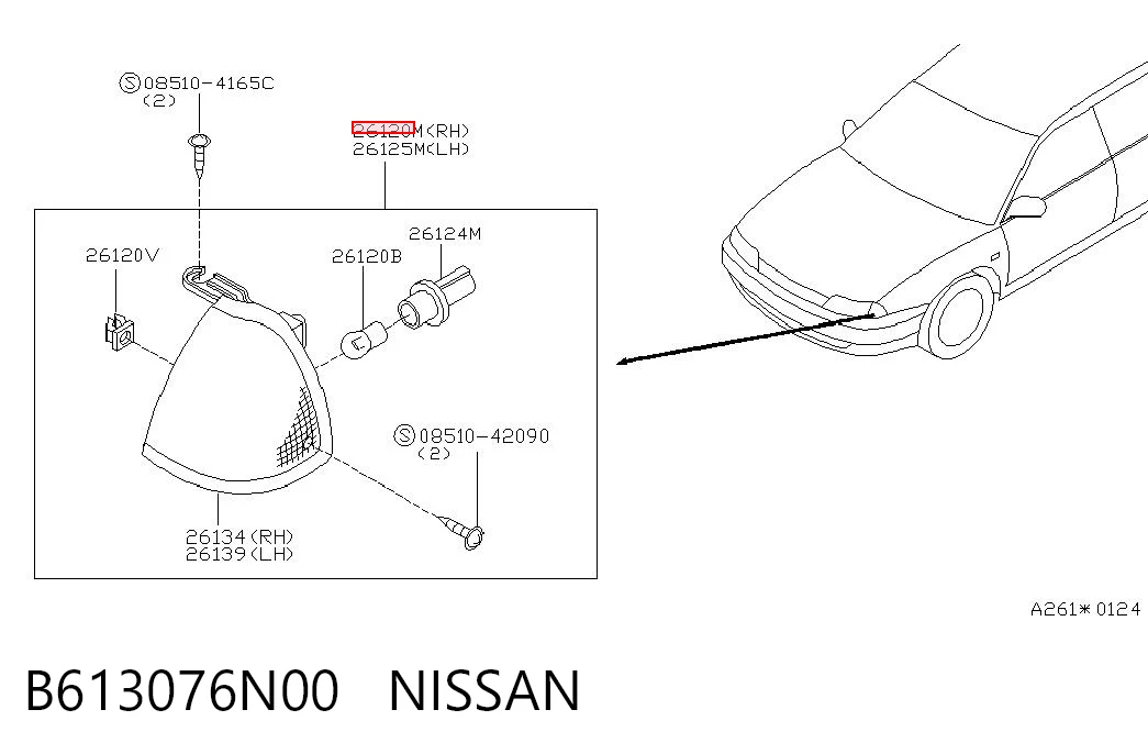 B613076N00 Nissan/Infiniti