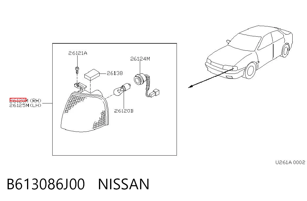 B613086J00 Nissan/Infiniti