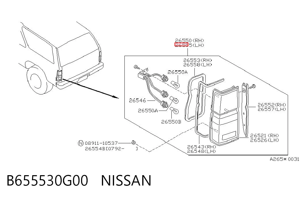 B655530G00 Nissan/Infiniti