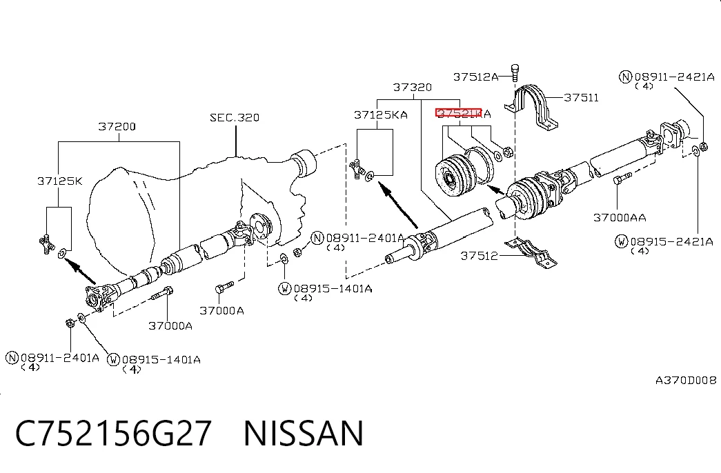 C752156G27 Nissan/Infiniti