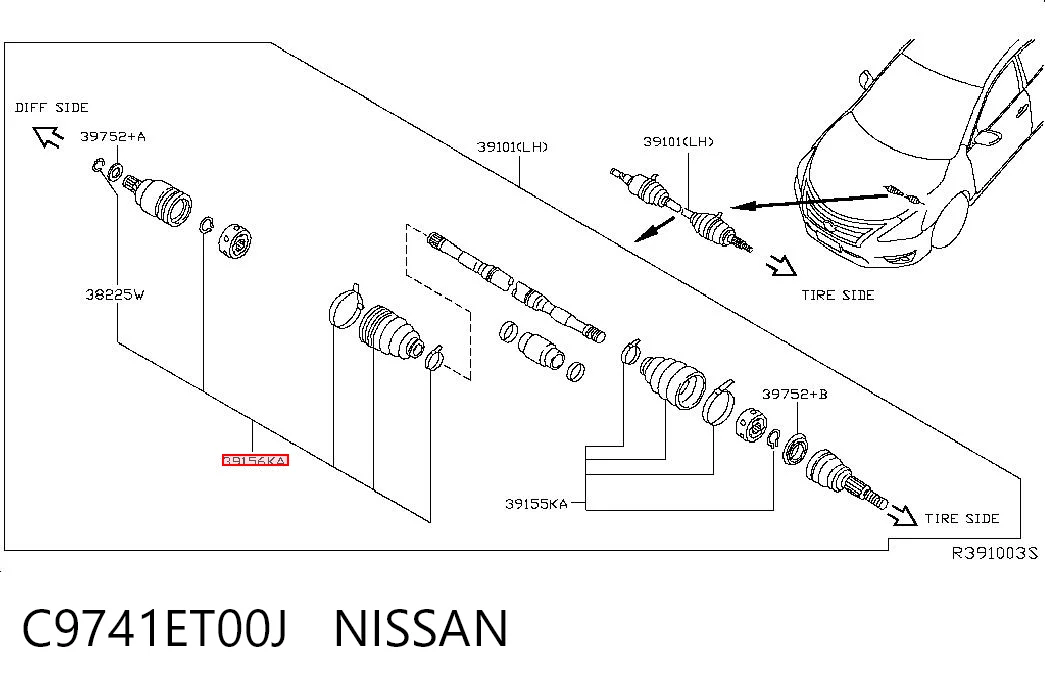 C9741ET00J Nissan/Infiniti