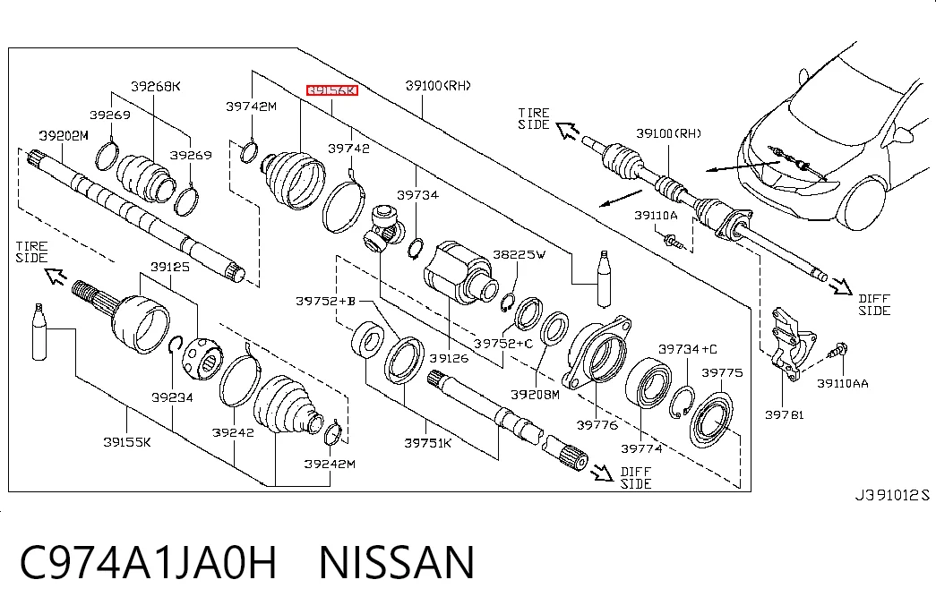 C974A1JA0H Nissan/Infiniti