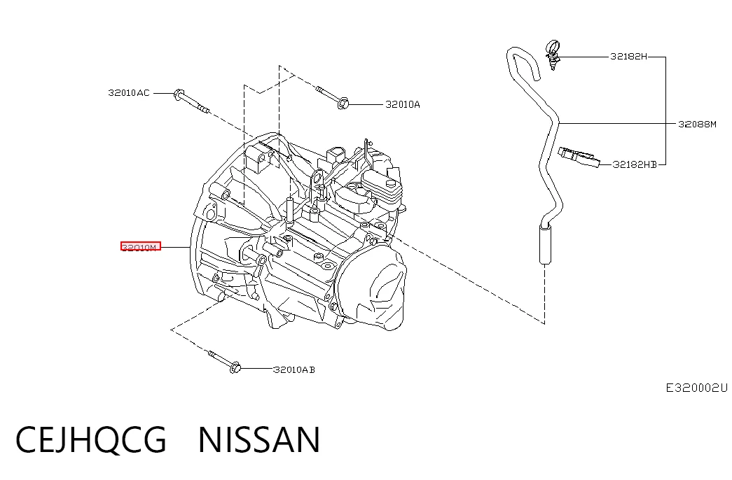 Transimisión manual para Nissan Note  E11