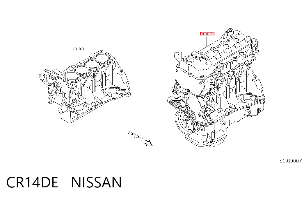 Motor completo para Nissan Micra K11