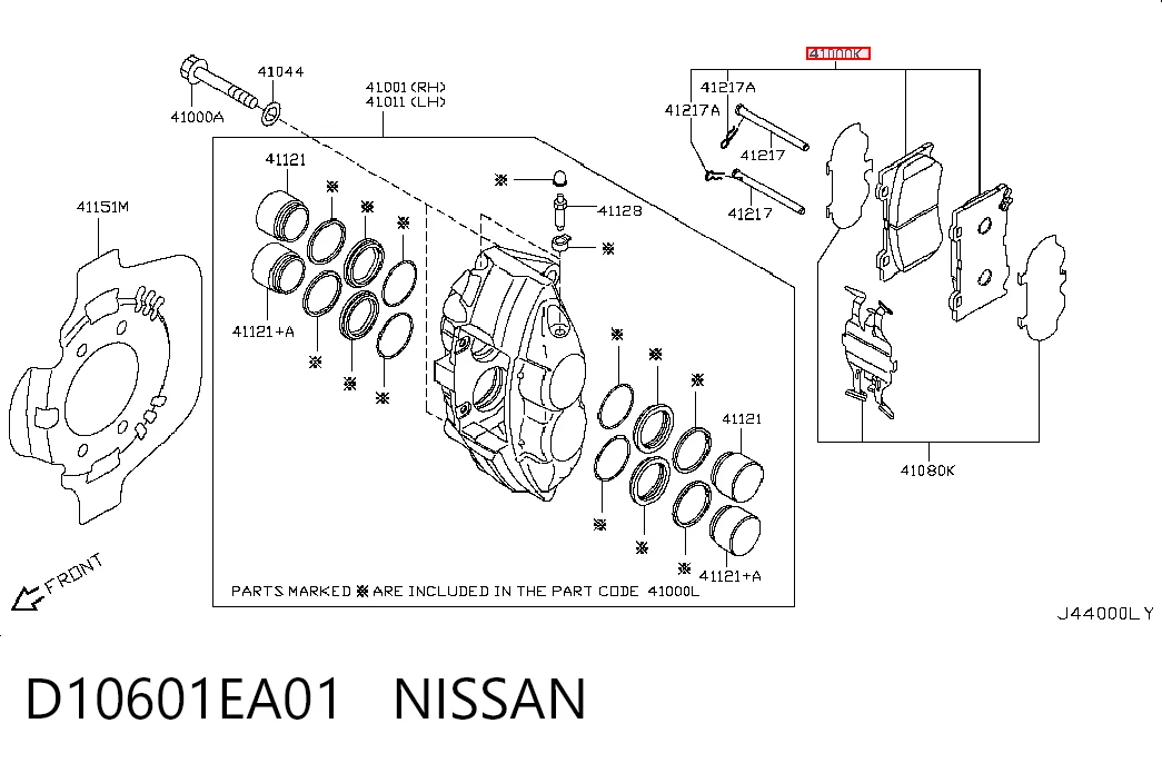 D10601EA01 Nissan/Infiniti