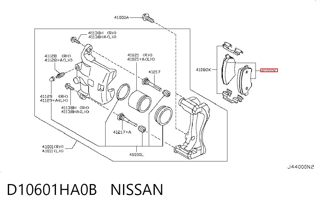 D10601HA0B Nissan/Infiniti