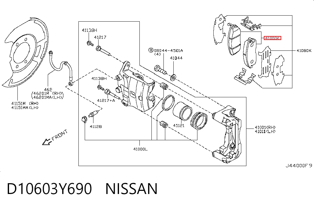 D10603Y690 Nissan/Infiniti