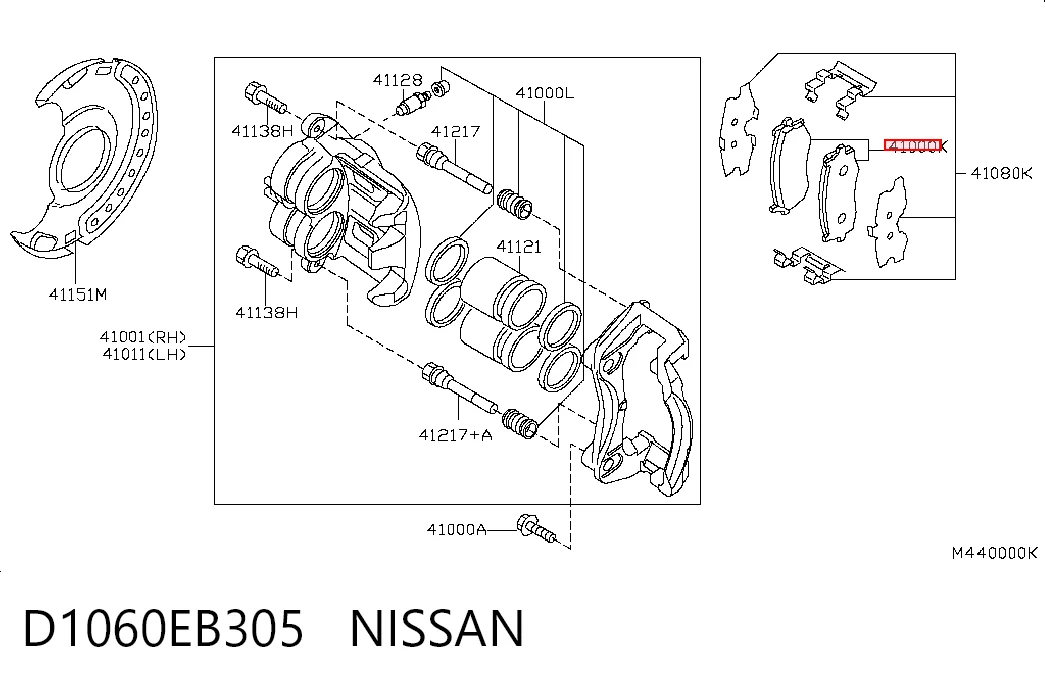 D1060EB305 Nissan/Infiniti