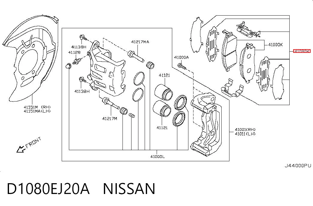 D1080EJ20A Nissan/Infiniti