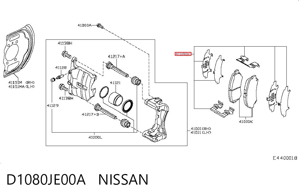 D1080JE00A Nissan/Infiniti