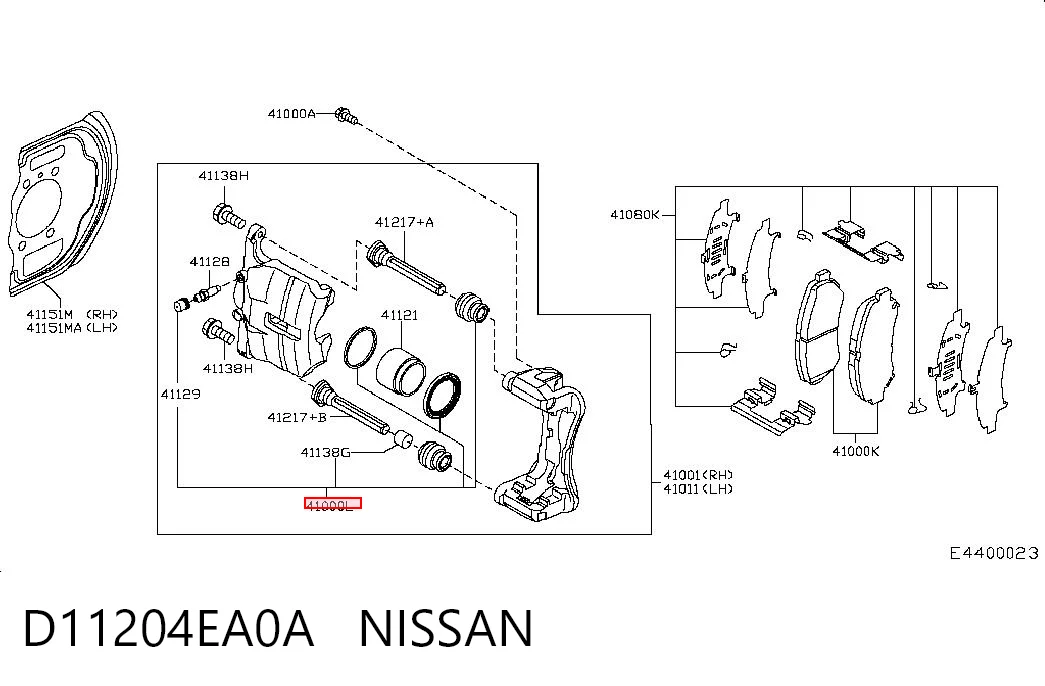 D11204EA0A Nissan/Infiniti