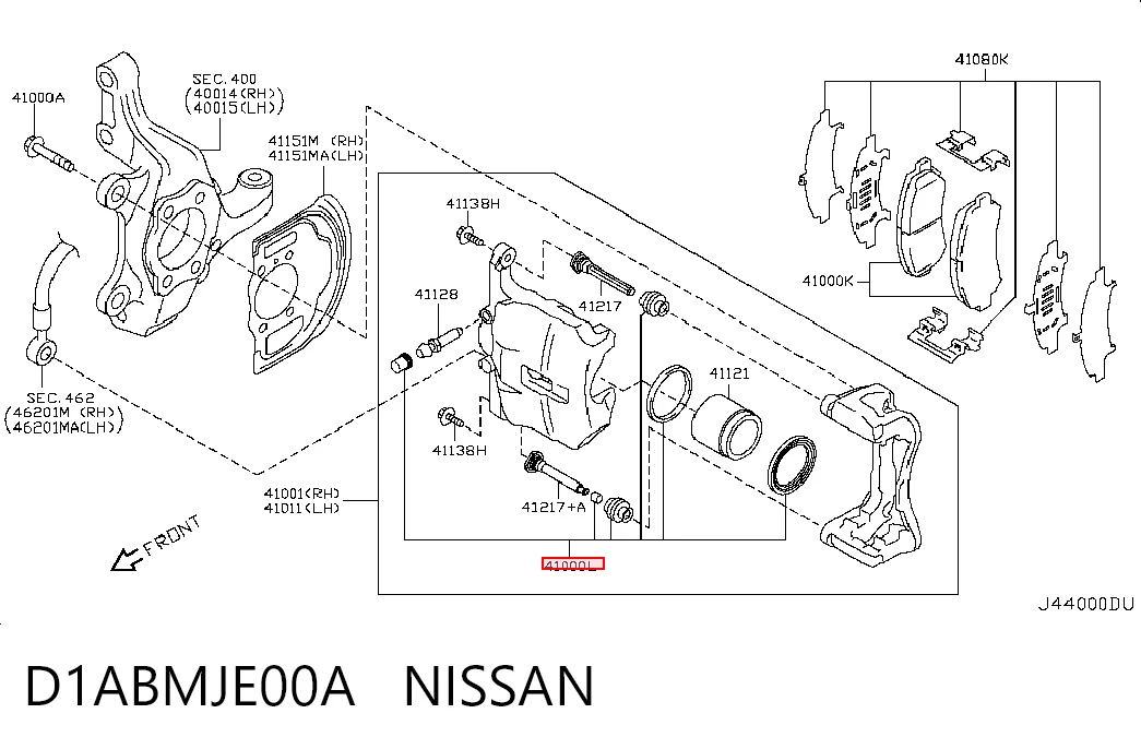 Kit de reparación de frenos Nissan Qashqai I SUV comprar en España