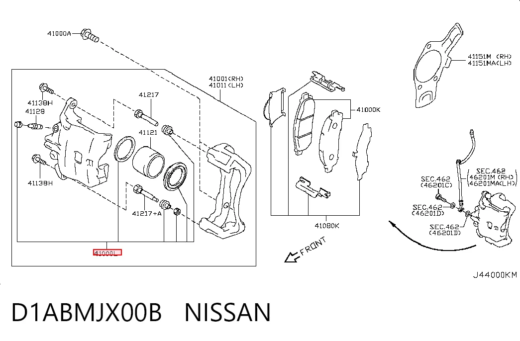 D1ABMJX00B Nissan/Infiniti