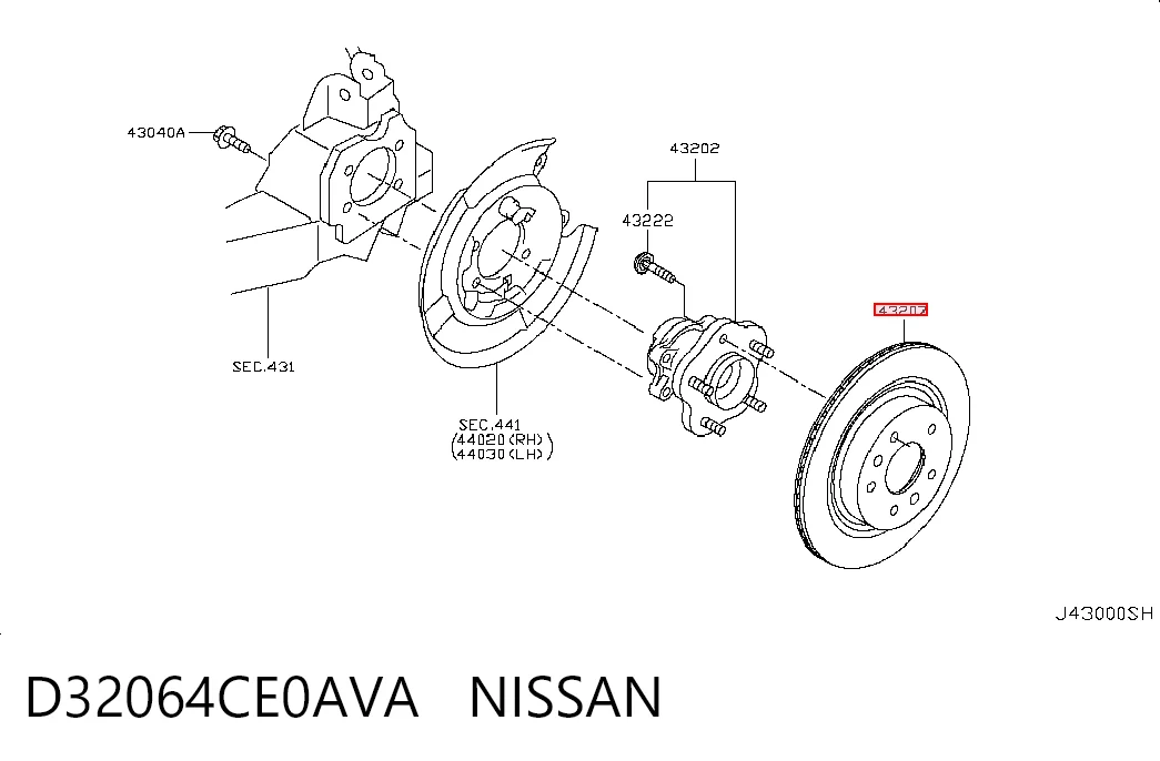 D32064CE0AVA Nissan/Infiniti