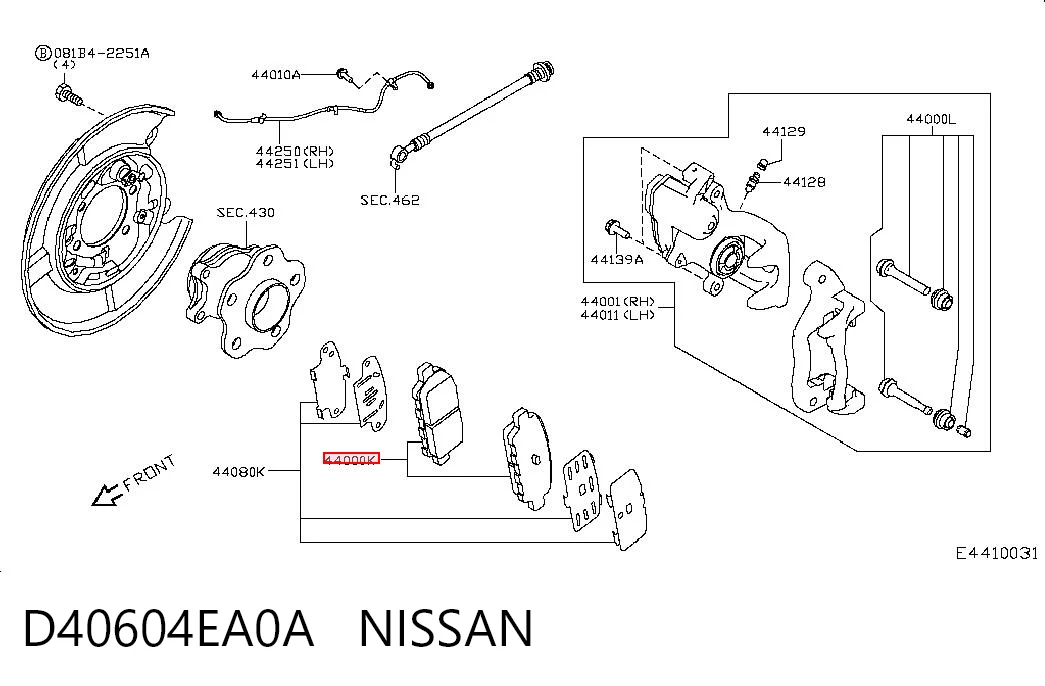 D40604EA0A Nissan/Infiniti