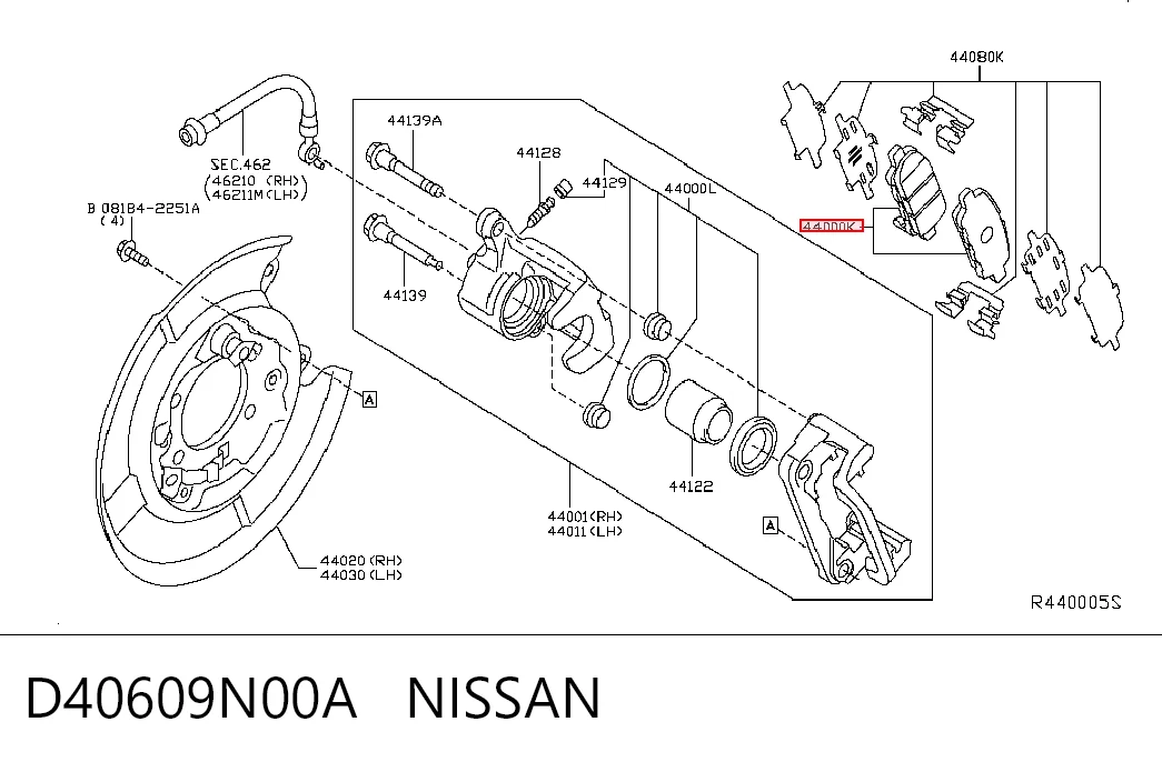 D40609N00A Nissan/Infiniti