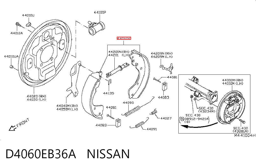 D4060EB36A Nissan/Infiniti