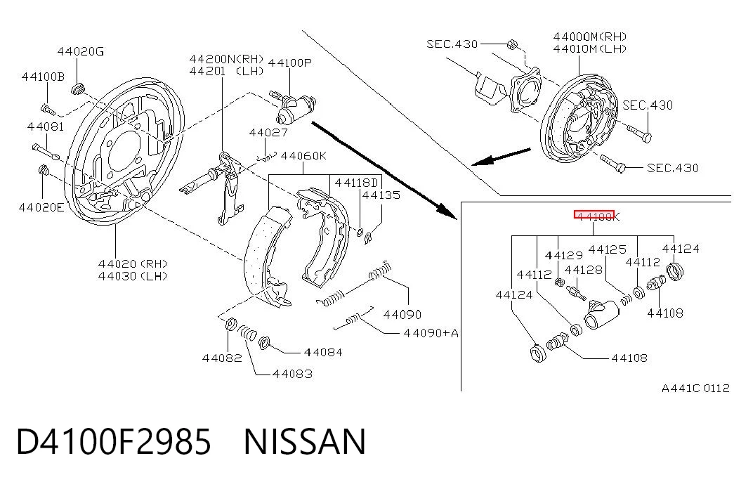 D4100F2985 Nissan/Infiniti