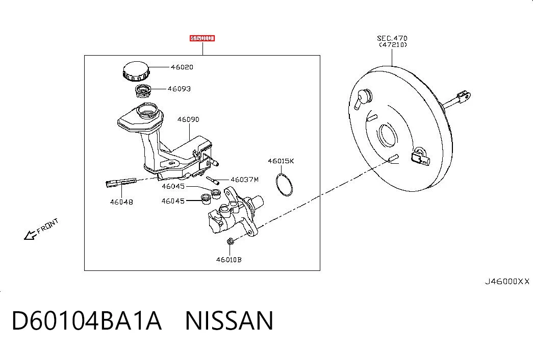  Cilindro maestro de frenos Nissan Qashqai 2