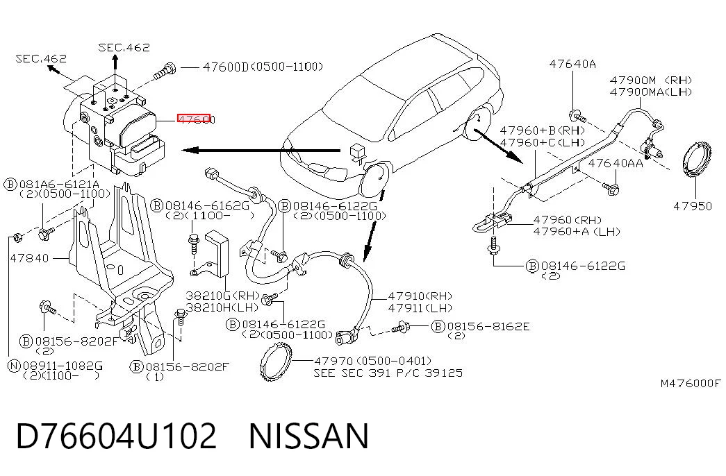 Comprar Módulo hidráulico de ABS Nissan Almera V10 a bajo precio