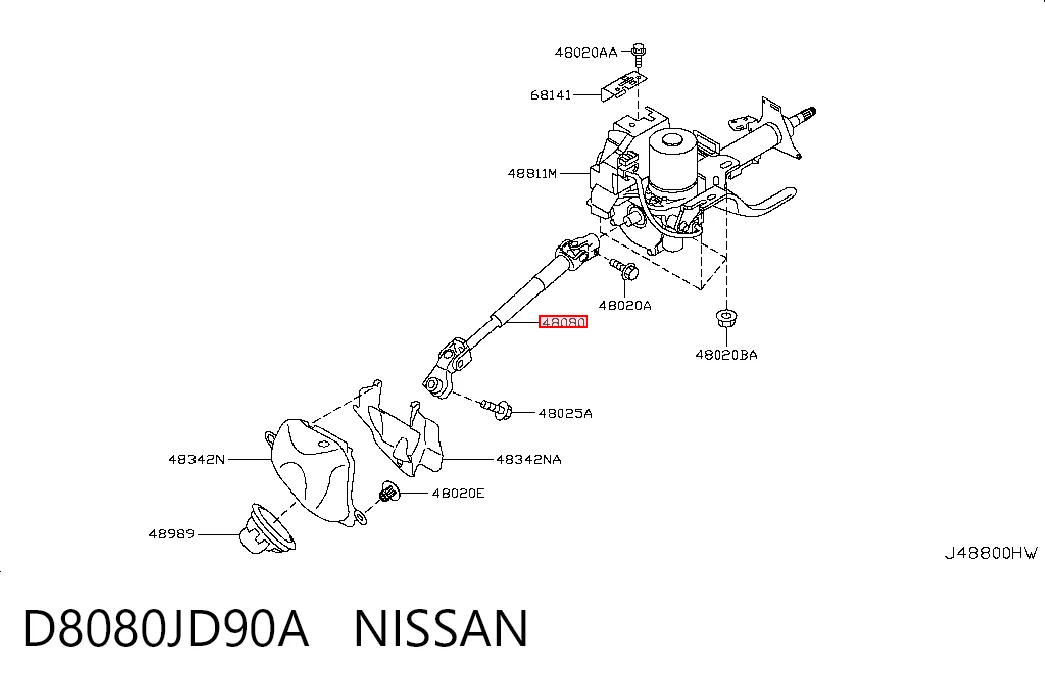 D8080JD90A Nissan/Infiniti