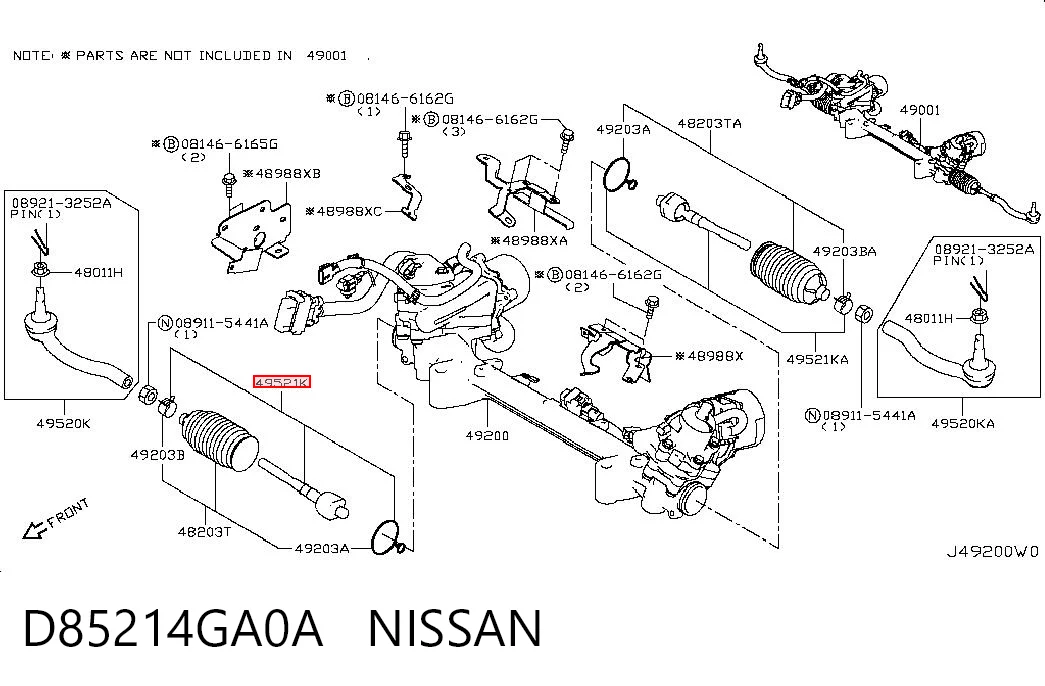 D85214GA0A Nissan/Infiniti