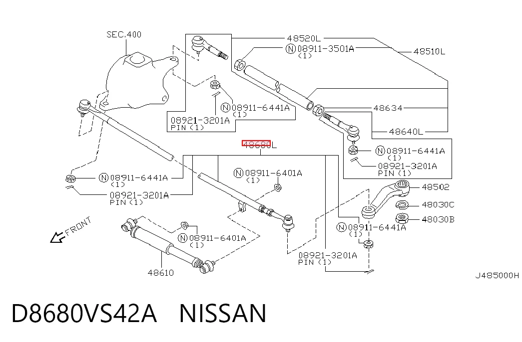 D8680VS42A Nissan/Infiniti