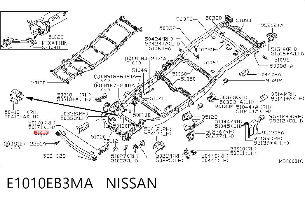 Comprar Refuerzo de parachoques delantero Nissan Navara  D40 a bajo precio