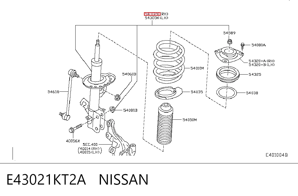 E43021KT2A Nissan/Infiniti