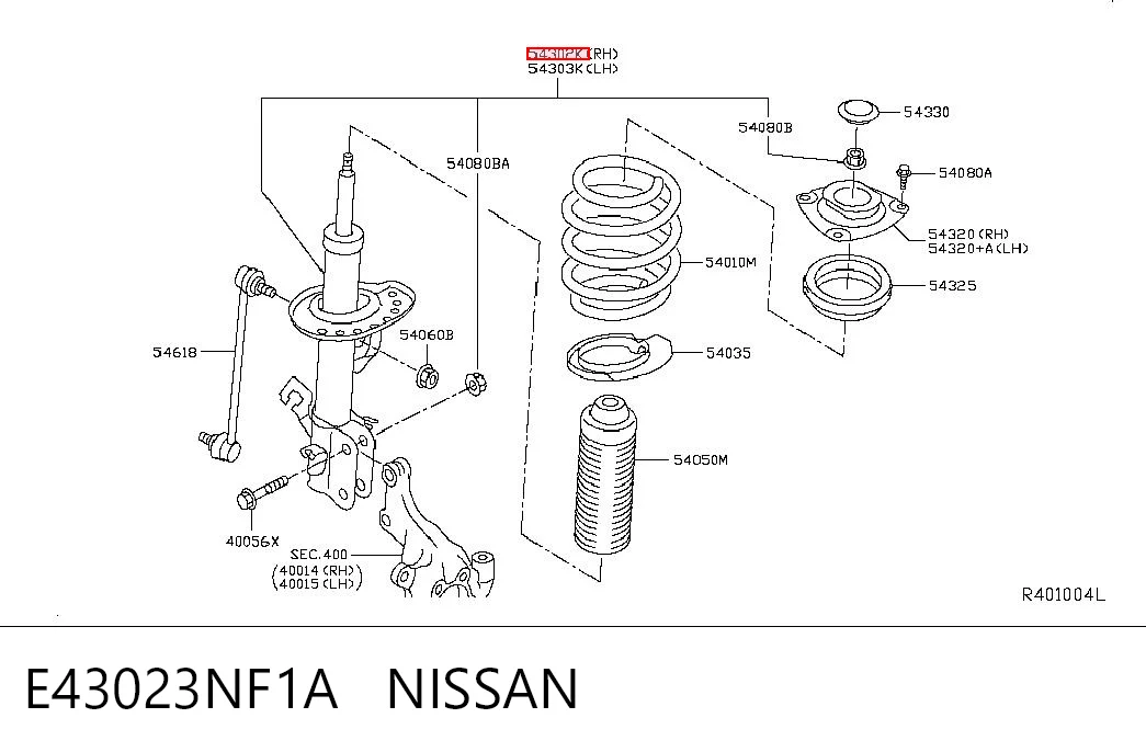 E43023NF1A Nissan/Infiniti