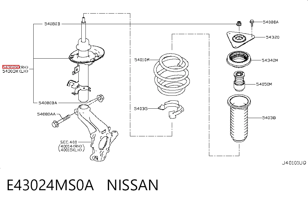 E43024MS0A Nissan/Infiniti