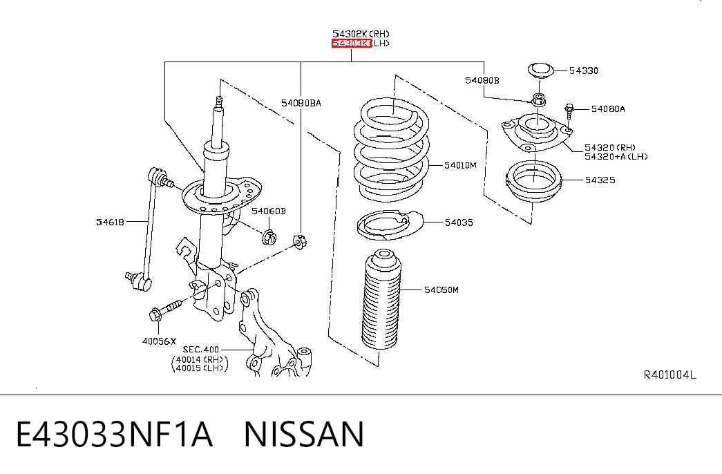E43033NF1A Nissan/Infiniti