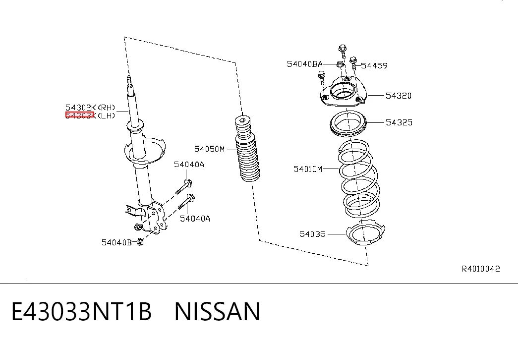E43033NT1B Nissan/Infiniti