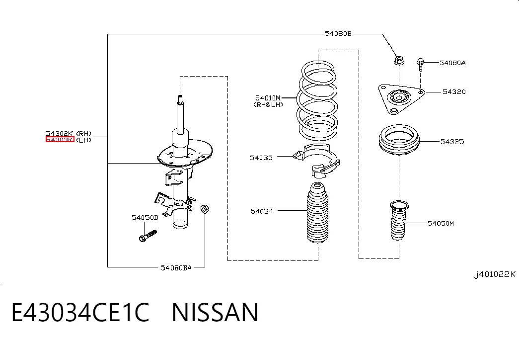 E43034CE1C Nissan/Infiniti