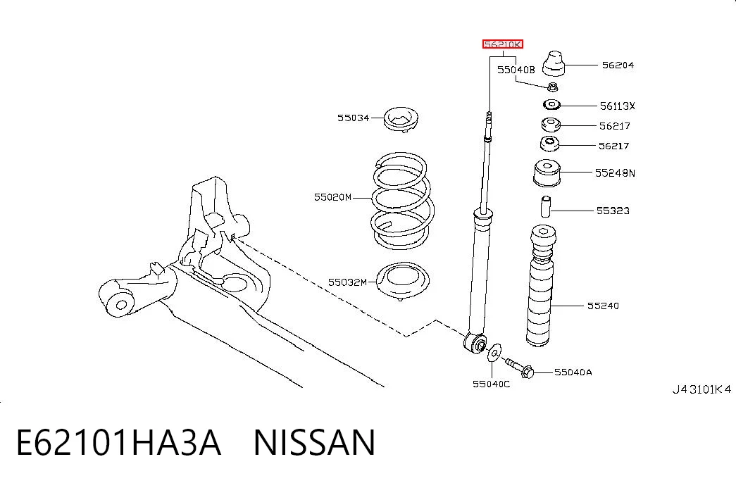 Amortiguadores traseros Versa hatchback (2012-2019) original desde 38,41 €