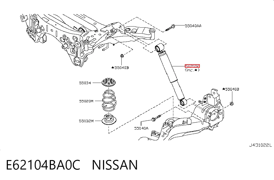 E62104BA0C Nissan/Infiniti