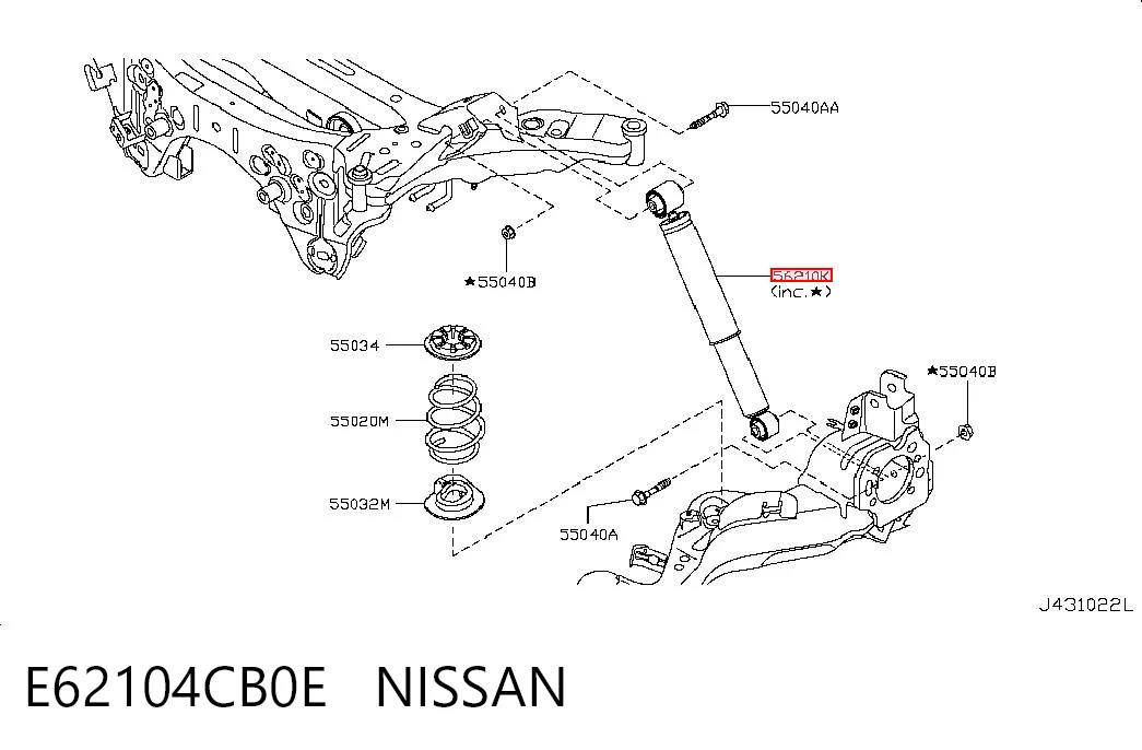 E62104CB0E Nissan/Infiniti