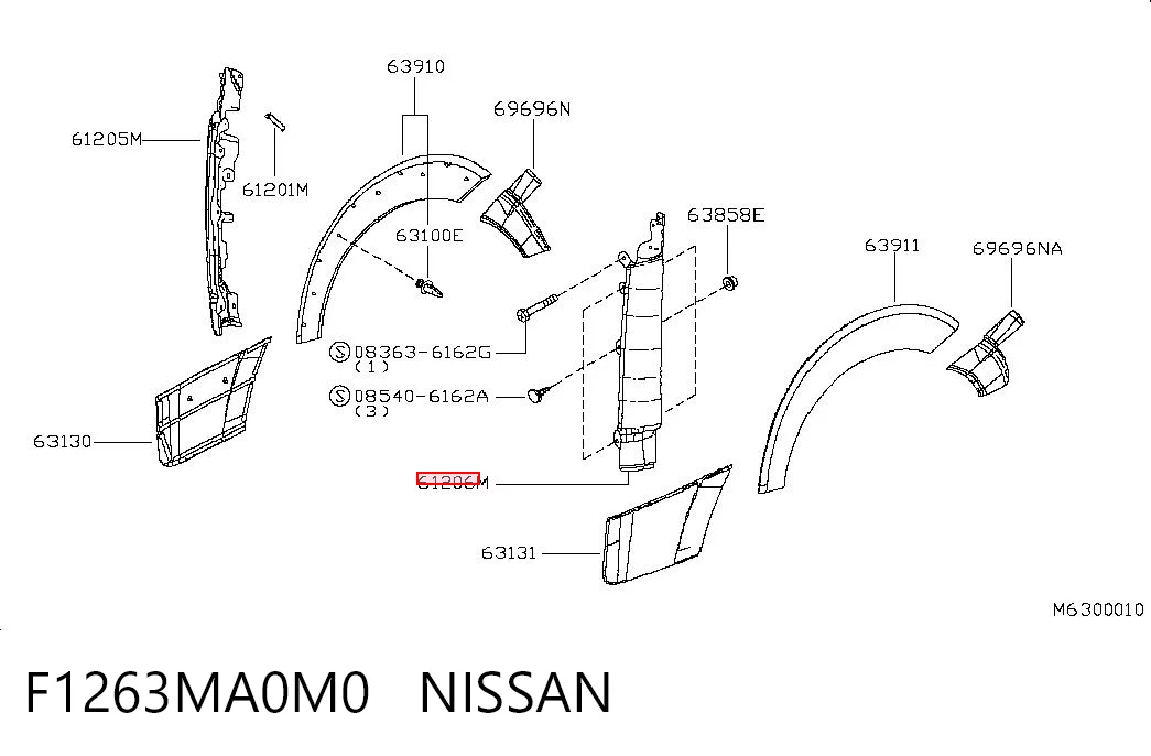 Comprar Aleta delantera izquierda Nissan Cabstar  F24M a bajo precio