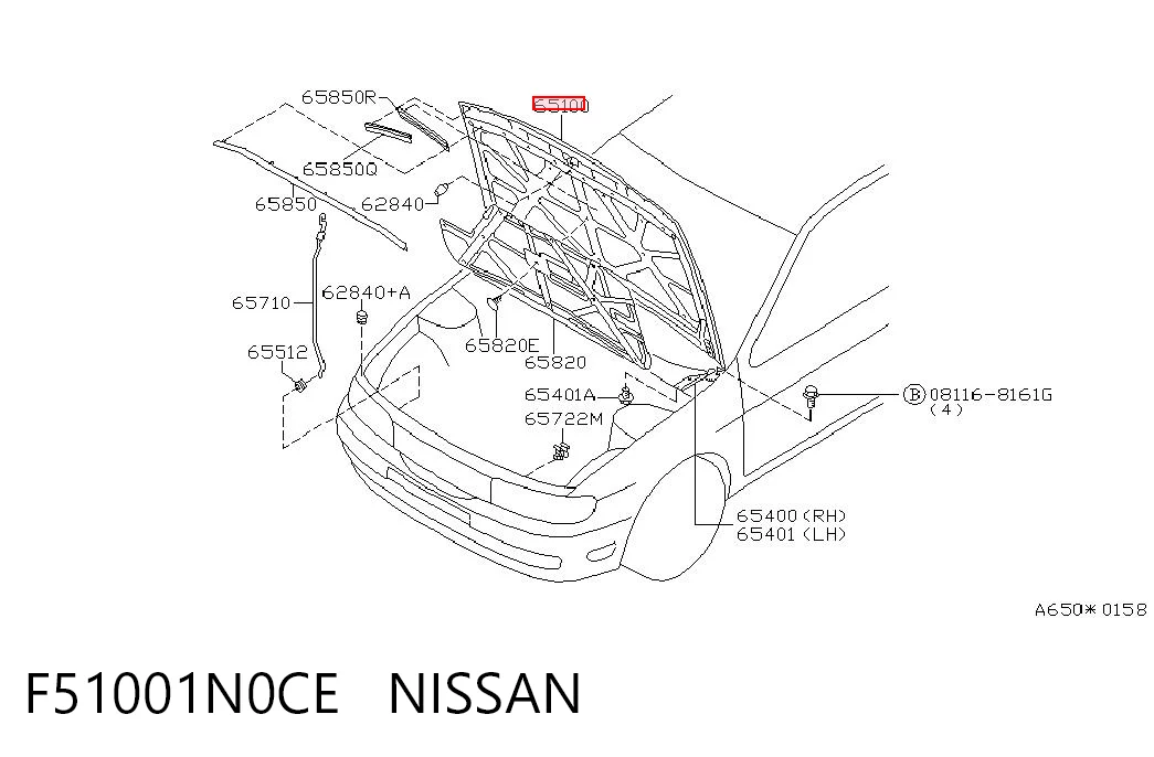 Capó delantero para Nissan Almera I N15