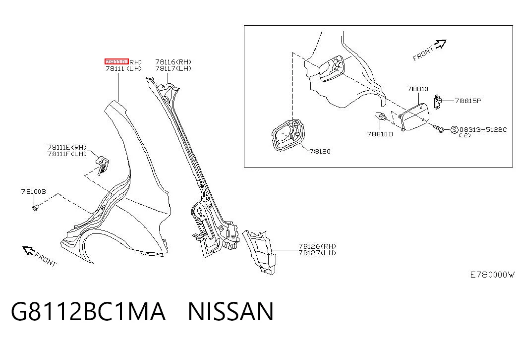 G8112BC1MA Nissan/Infiniti