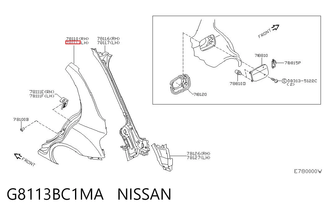 G8113BC1MA Nissan/Infiniti