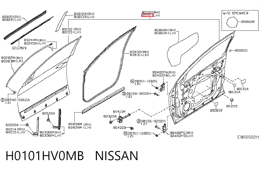Puerta de coche, delantera, izquierda Nissan Qashqai II SUV (J11) (2013 - 2021) precio, desde 388,19 EUR