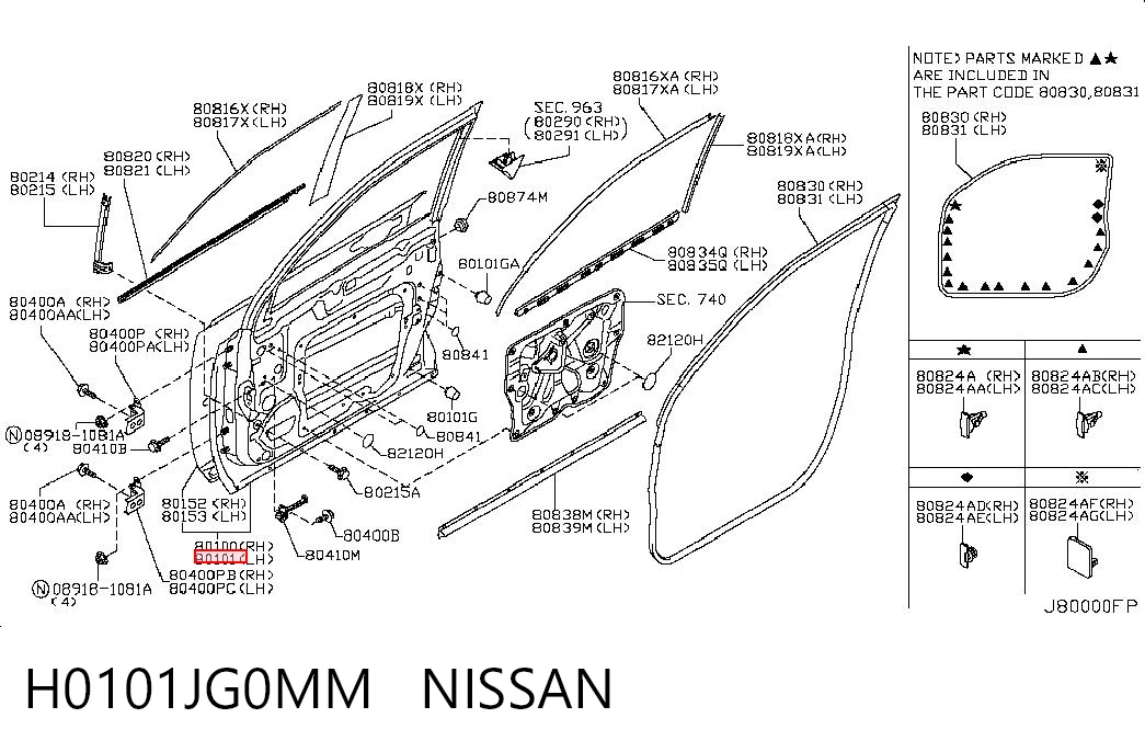 H0101JG0MM Nissan/Infiniti
